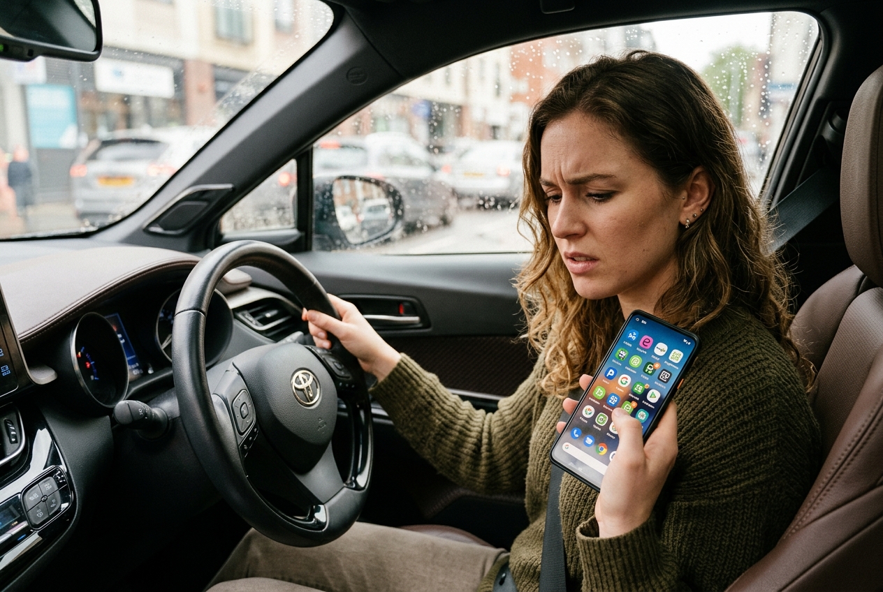 Too many parking apps