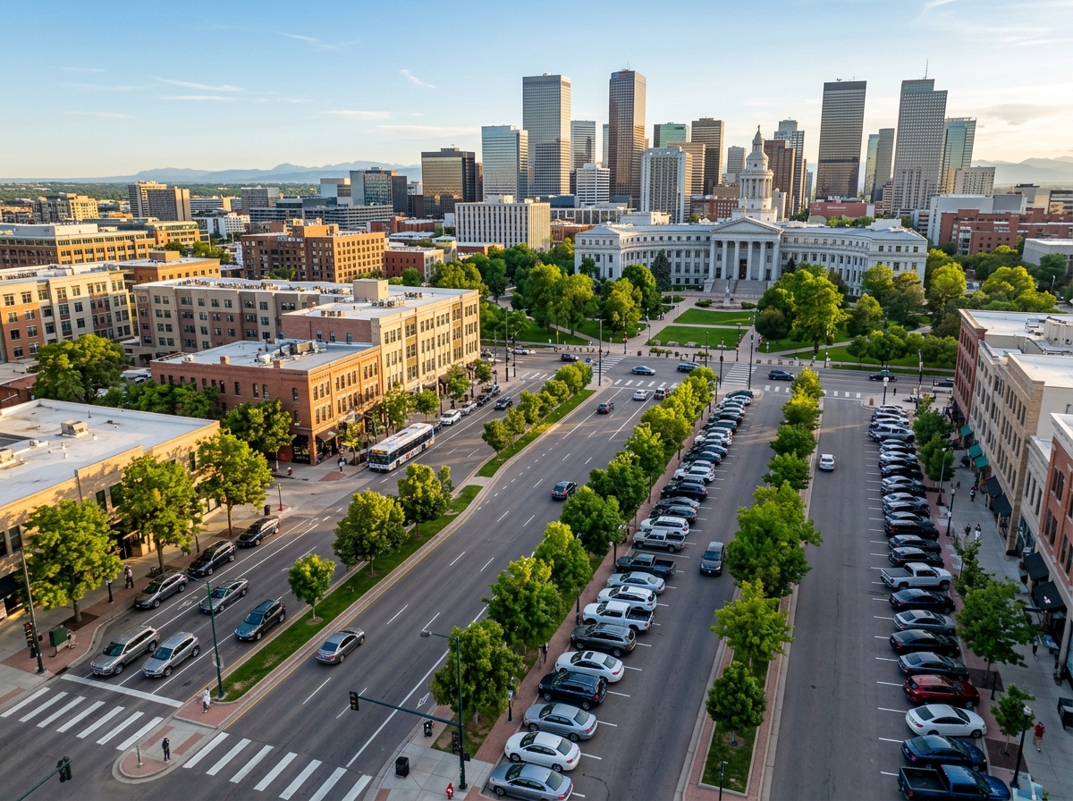 City street parking