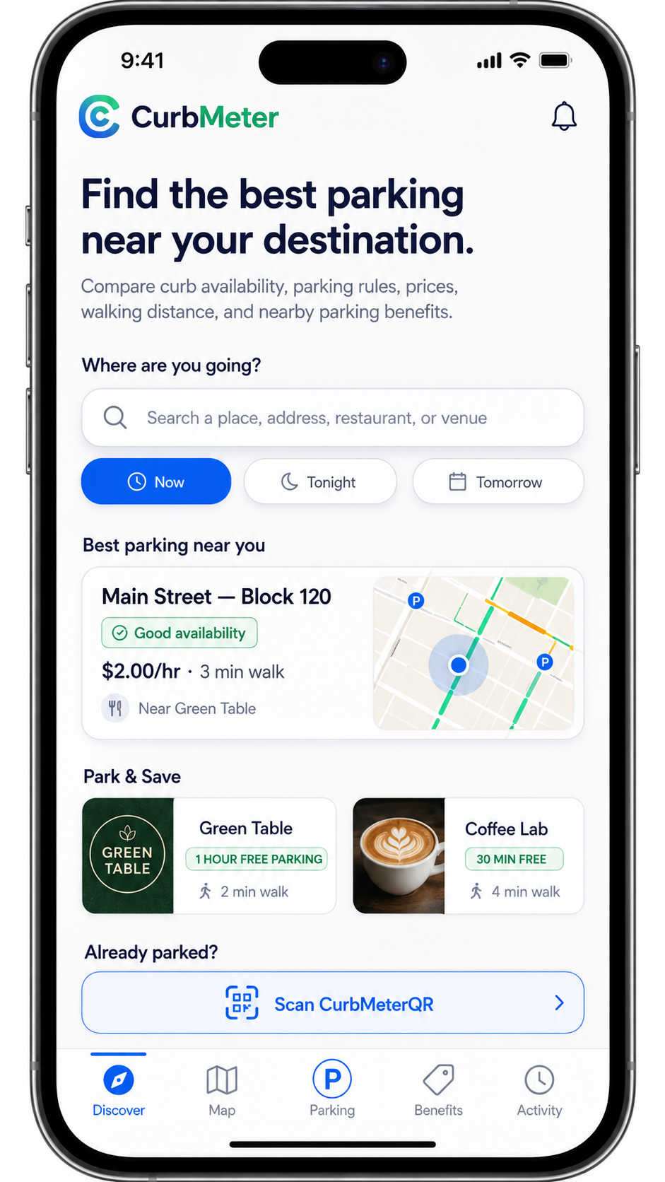 CurbMeter Discover