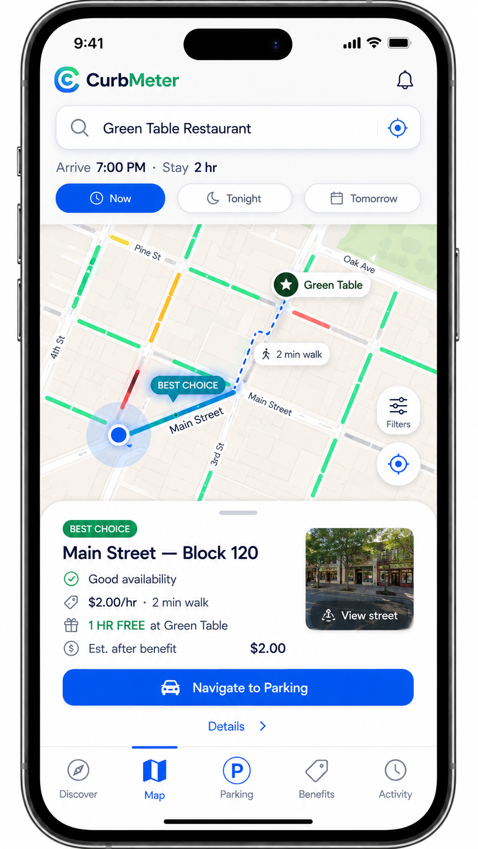 CurbMeter Map